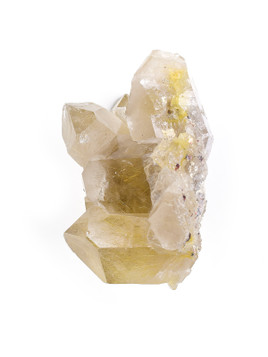 Golden Rutile in Quartz