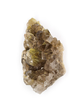 Golden Rutile in Quartz