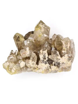 Golden Rutile in Quartz