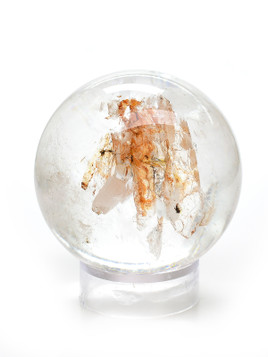 Calcite Manifestation Rainbow Quartz Sphere