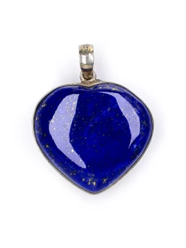 Lapis Heart Pendant - 28-HAM-08
