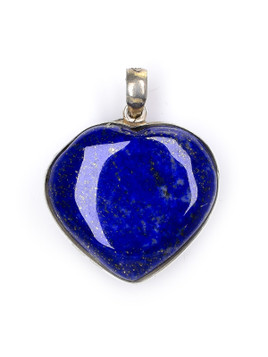 Lapis Heart Pendant - 28-HAM-08