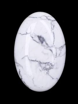 Howlite Palm Stone