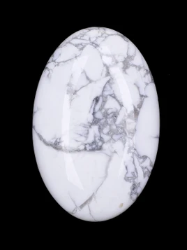 Howlite Palm Stone