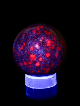 Ruby and Kyanite Sphere