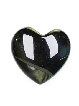 Rainbow Obsidian Heart