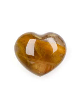 Golden Healer Quartz Heart