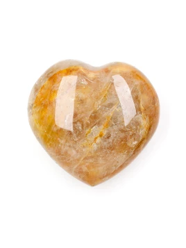 Golden Healer Quartz Heart