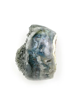 Green Amethyst Geode Heart