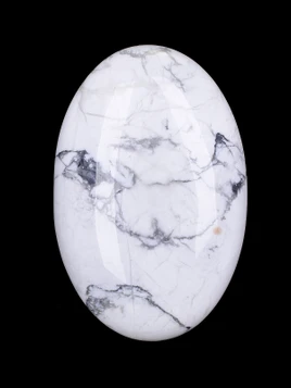 Howlite Palm Stone