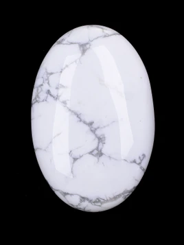 Howlite Palm Stone