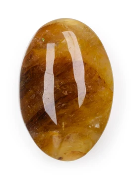 Golden Healer Quartz Palm Stone
