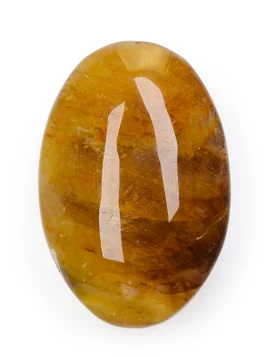 Golden Healer Quartz Palm Stone