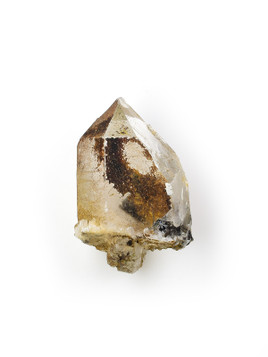 Brookite and Rutile in Quartz