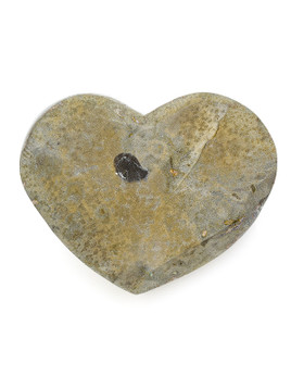 Amethyst Cluster Heart