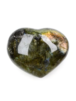 Labradorite Heart