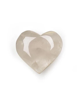 Light Smoky Quartz Heart