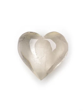 Light Smoky Quartz Heart