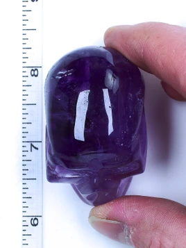 Amethyst Crystal Skull