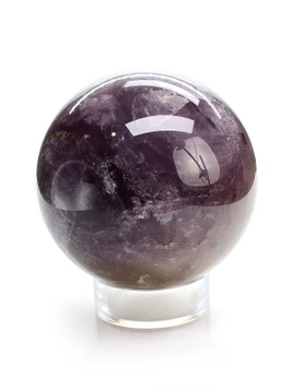 Chatoyant Purple Scapolite Sphere