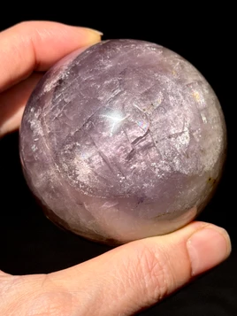 Chatoyant Purple Scapolite Sphere - SP1