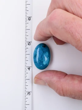 Blue Opal and Chrysocolla Pocket Stone