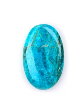 Blue Opal and Chrysocolla Pocket Stone