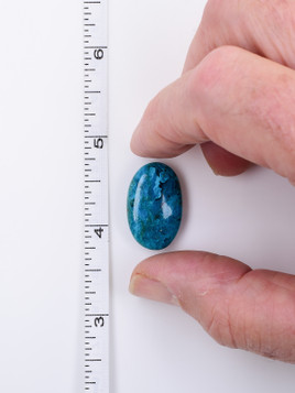Blue Opal and Chrysocolla Pocket Stone