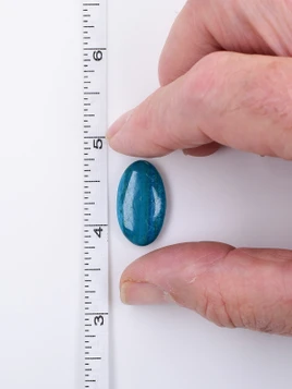 Blue Opal and Chrysocolla Pocket Stone