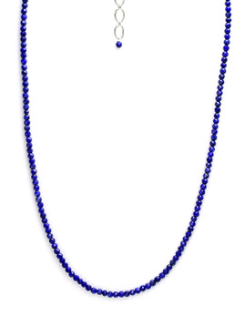 Lapis Mini Bead Necklace