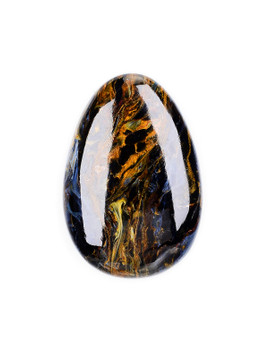 Large Pietersite Freeform Oval Chatoyant Fluid Beauty Touchstone Healing Spiritual Energy Palm Stone Cabochon Palmstone Metaphysical