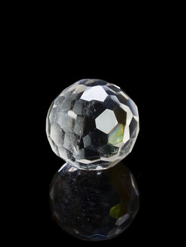 Clear Quartz Faceted Ball