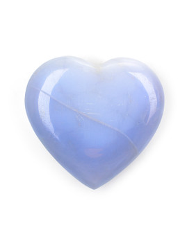 Blue Chalcedony Heart,Blue Chalcedony Heart