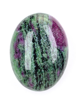 Ruby in Zoisite Palm Stone,Ruby in Zoisite Palm Stone