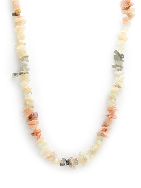 Moonstone - Earth Chip Necklace