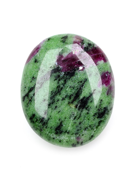 Ruby in Zoisite Palm Stone