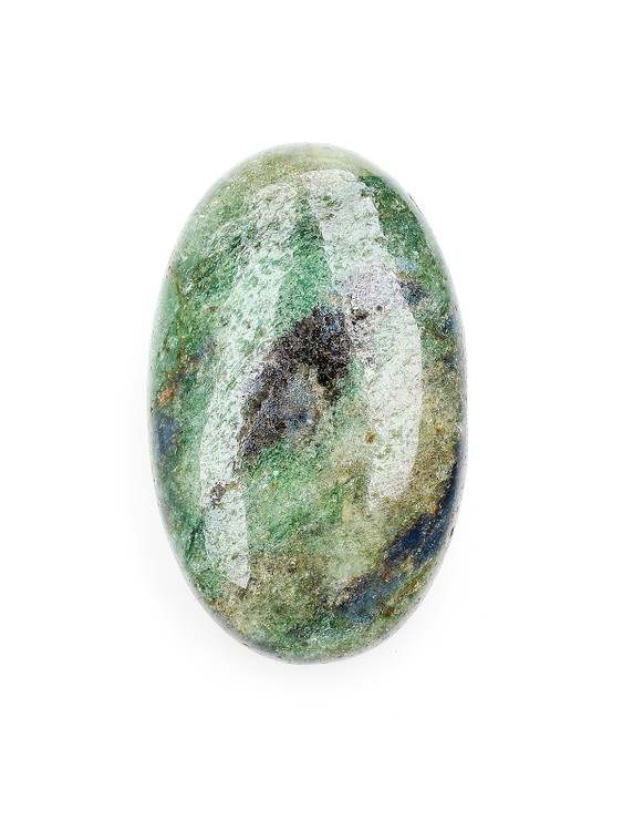 Fuchsite with Kyanite and Garnet Pocket Stone