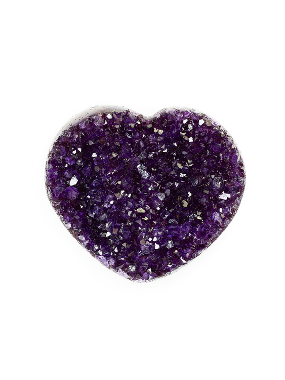 Amethyst Geode Heart