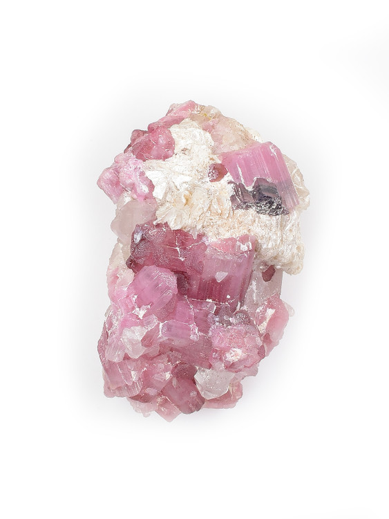 Rubellite Tourmaline Cluster
