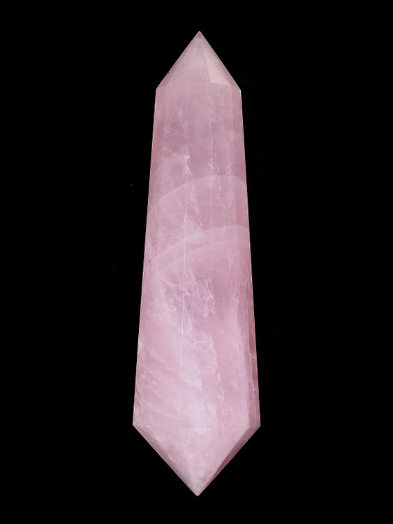 Rose Quartz Vogel Style Wand - 29-SMC-04 - Exquisite Crystals