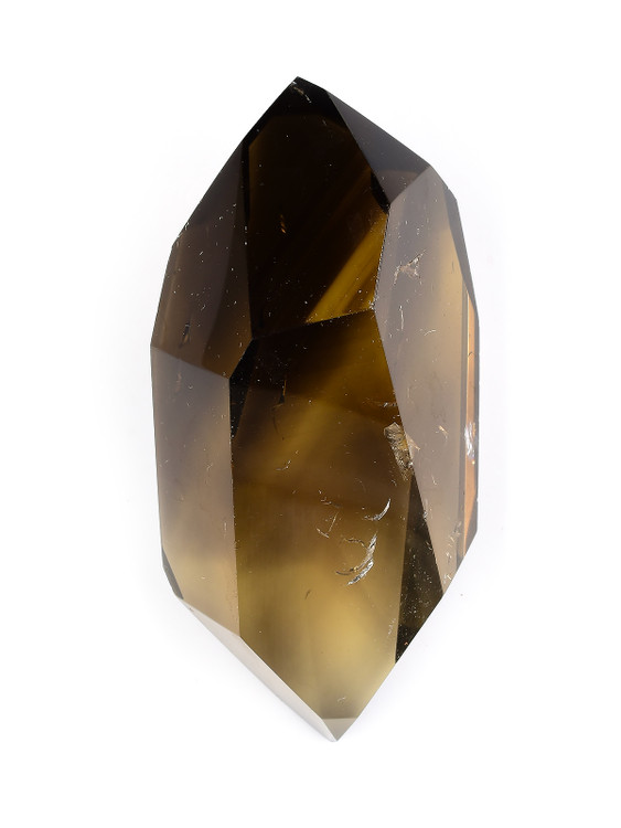 Polished Smoky Citrine Phantom Freeform