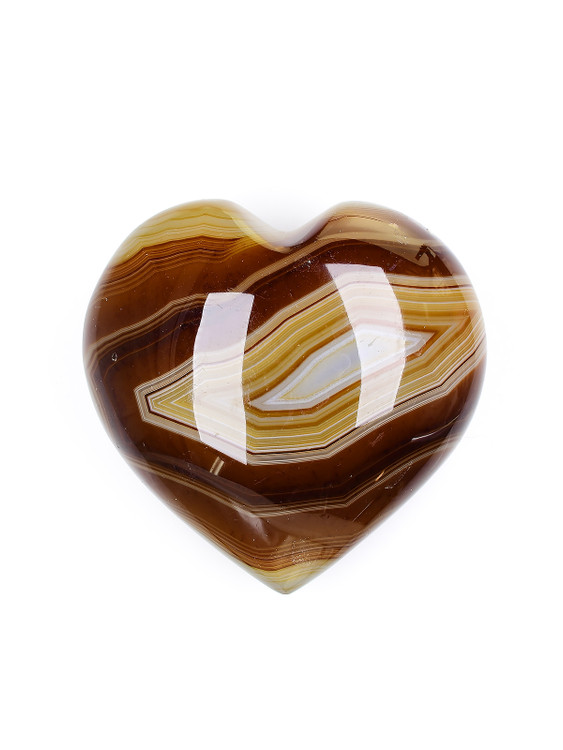 Banded Agate Heart