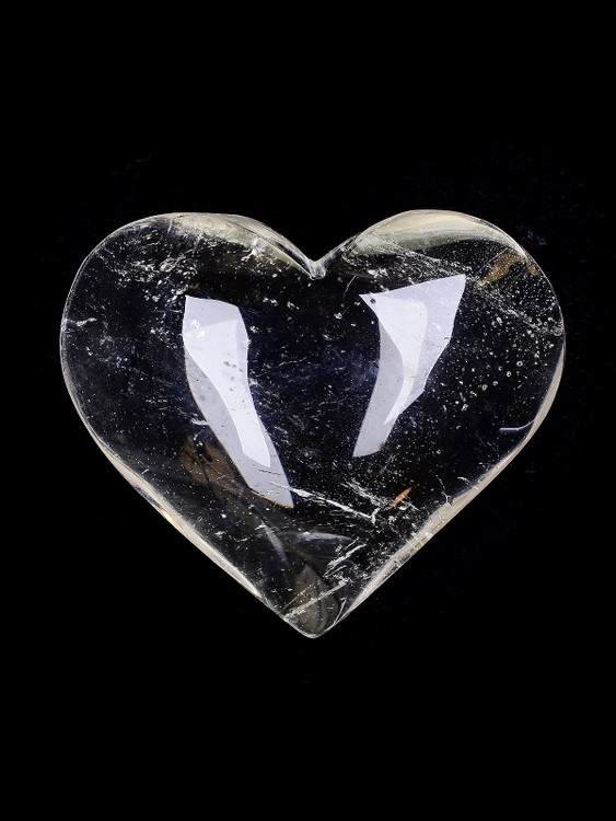 Clear Quartz Heart