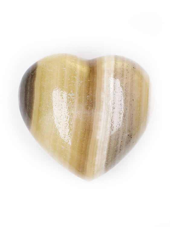 Zebra Calcite Heart