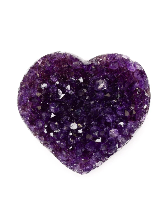 Amethyst Geode Heart