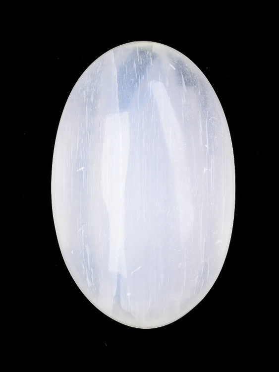 Selenite Palm Stone