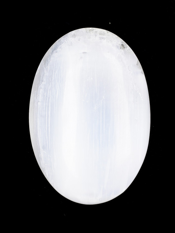 Selenite Palm Stone
