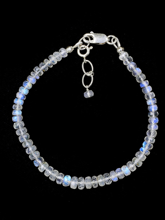 Moonstone Rondelle Bracelet
