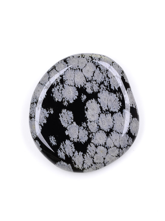 Snowflake Obsidian Pocket Stone