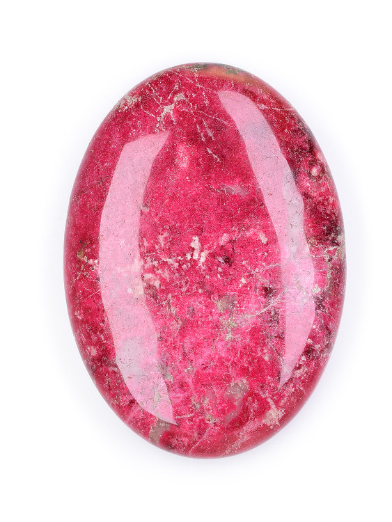 Thulite Palm Stone